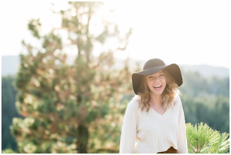 a Bogus Basin Senior Photoshoot