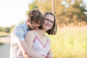 engagement session at eagle island park