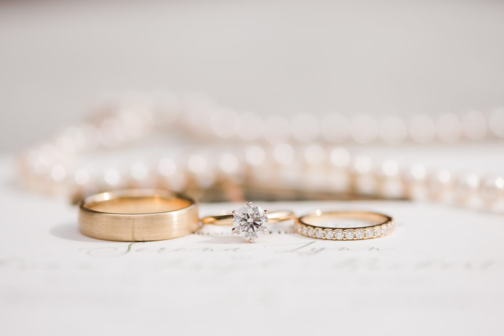 wedding ring and wedding details