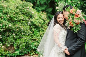 bride and groom portraits