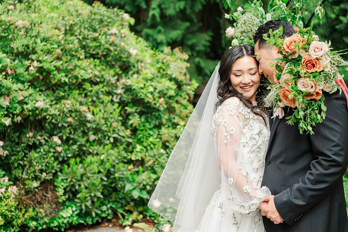 bride and groom portraits