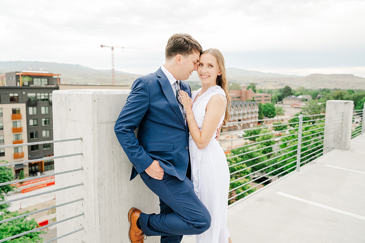 engagement session in downtown boise