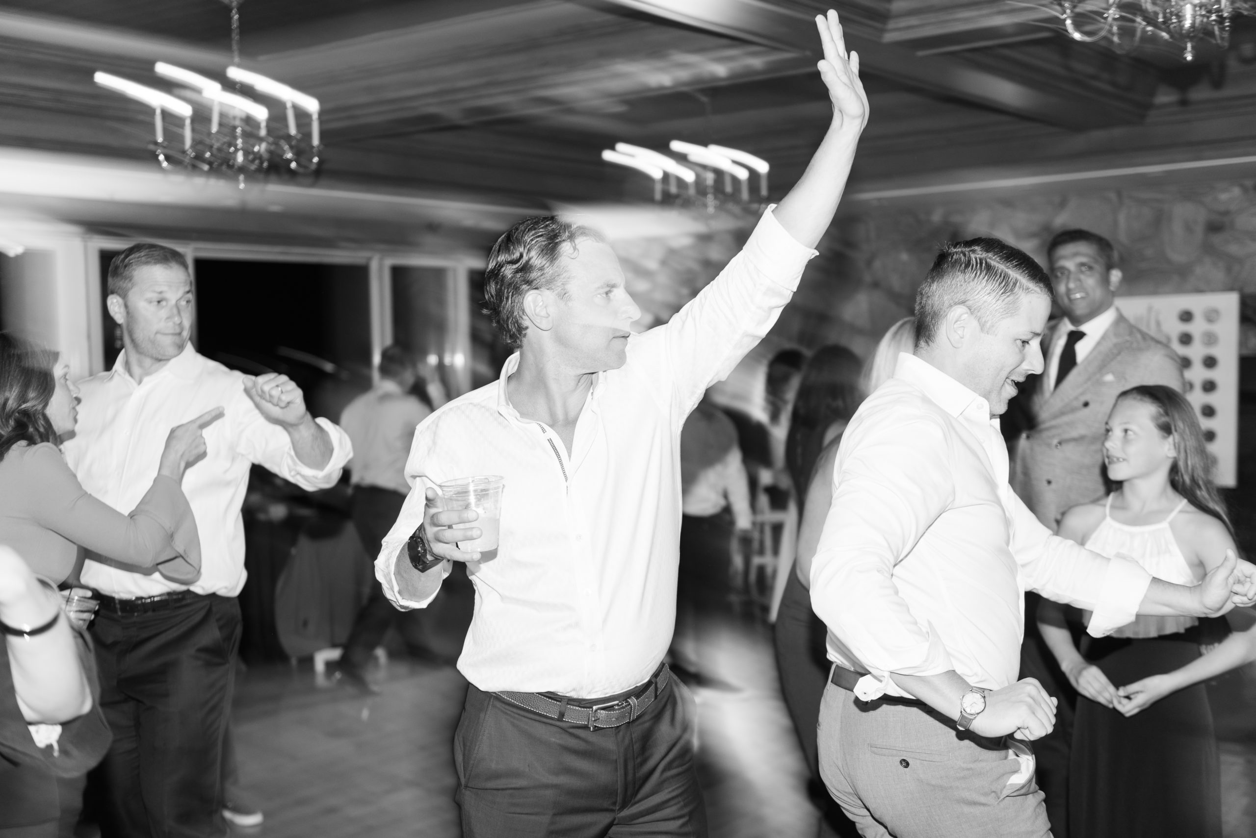 reception dancing at shore lodge wedding venue in McCall Idaho